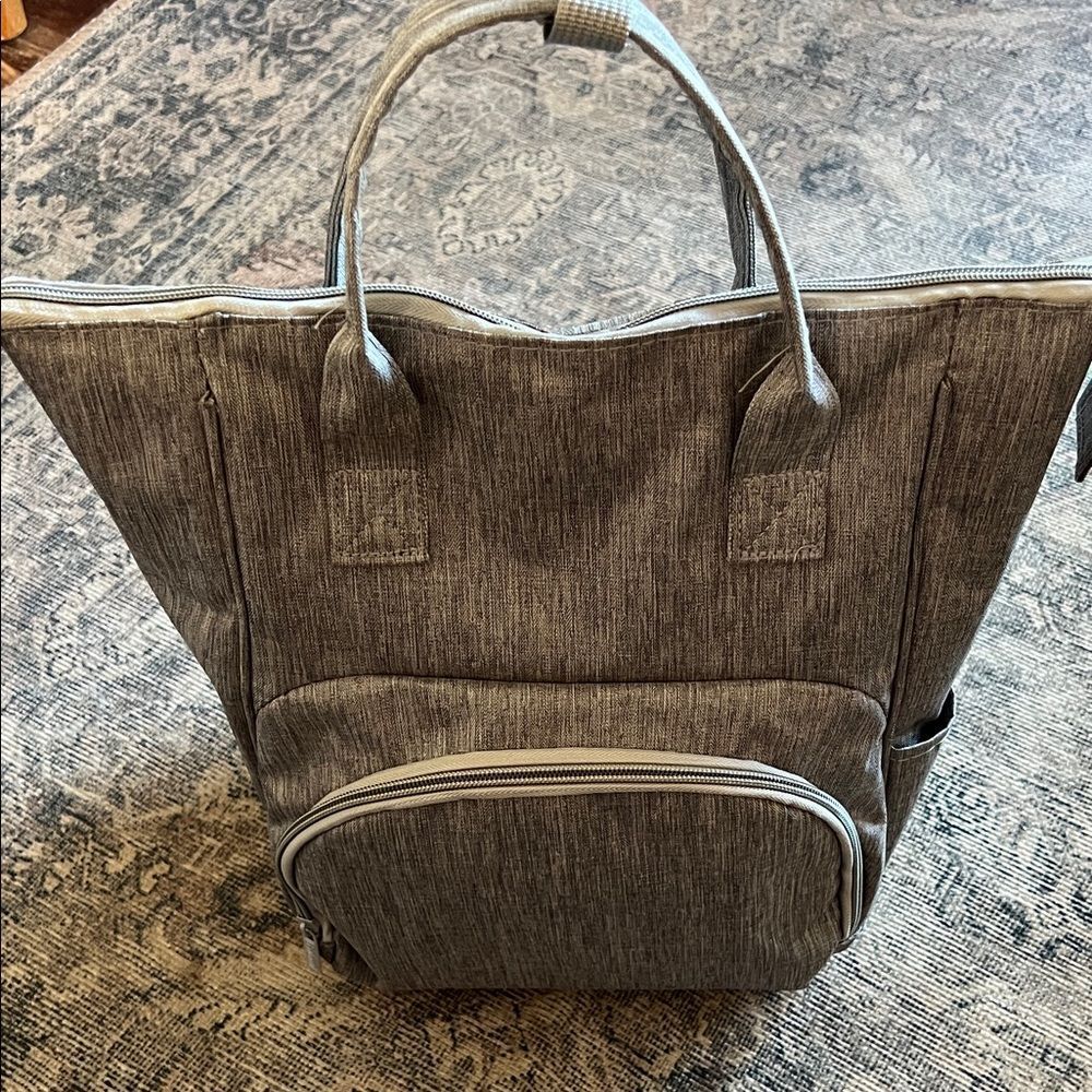 Enfamil Gray Insulated Backpack with Front Pocket